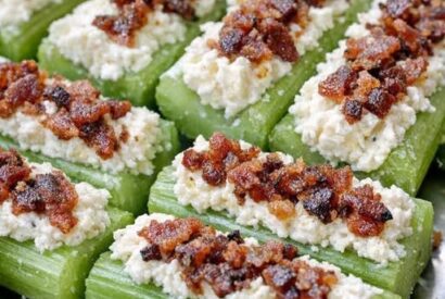 Thumbnail for Southern 4-Ingredient Bacon Stuffed Celery